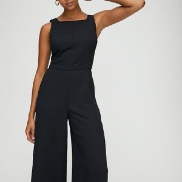 Aritzia Ecoulement jumpsuit - scoop neck with back tie. - Picture 3 of 3